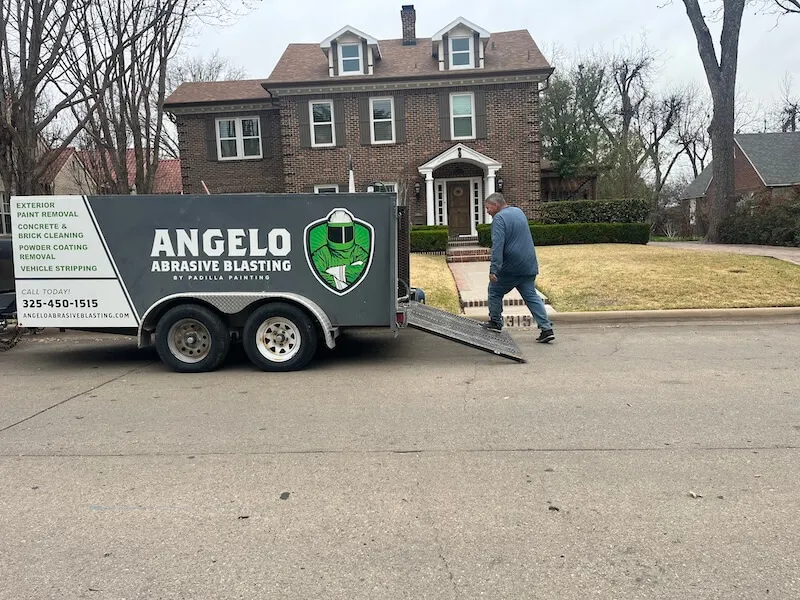 concrete paint removal